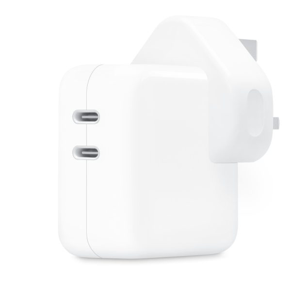 شارژر 35وات سه پین -  35W Dual USB-C Port Power Adapter