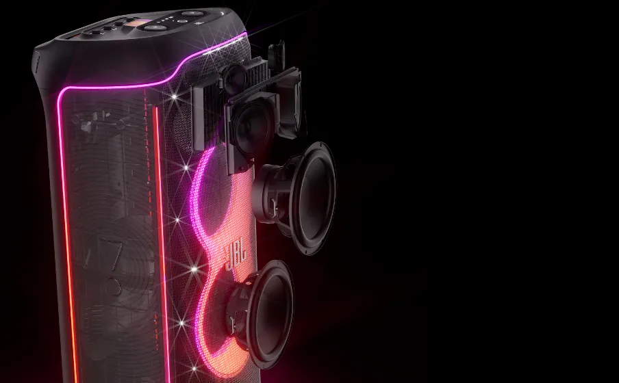 نمای داخلی پارتی باکس JBL Ultimate